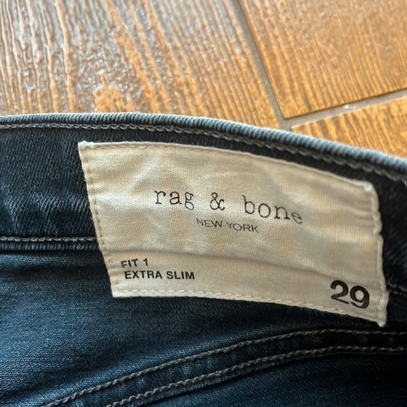 RAG & BONE Fit 1 Extra Slim Button Fly Jeans - Picture 6 of 9